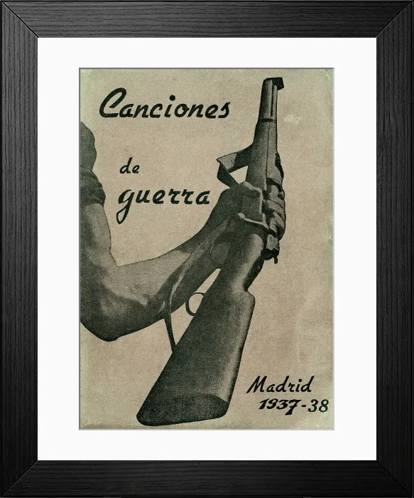 Framed Print : Spanish Civil War. International Brigades. War Framed Print : Spanish Civil War. International Brigades. War