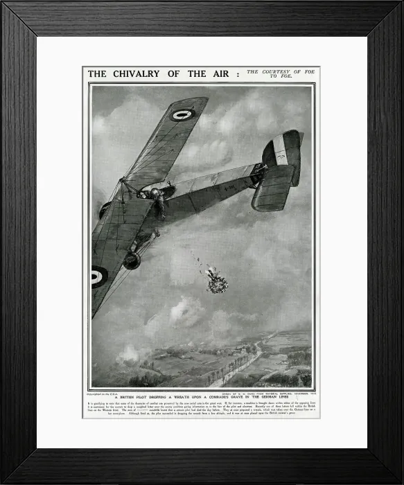 Framed Print : Chivalry of the air by G. H. Davis Framed Print : Chivalry of the air by G. H. Davis