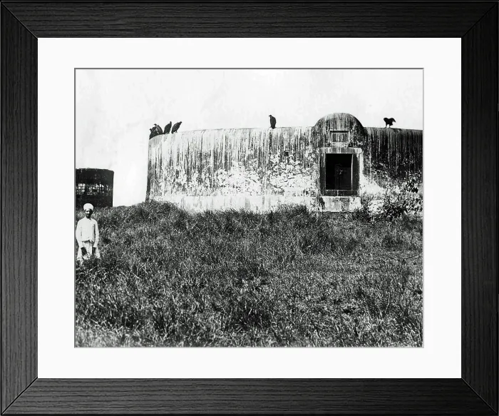 Framed Print : Tower of Silence, Bombay (Mumbai), India Framed Print : Tower of Silence, Bombay (Mumbai), India
