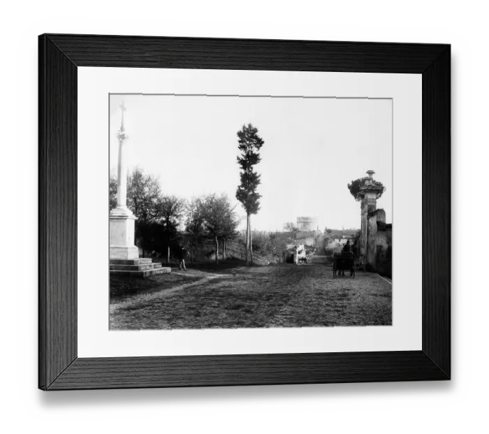 Framed Print : Appian Way, Tomb of Cecilia Metella, Rome, Italy Framed Print : Appian Way, Tomb of Cecilia Metella, Rome, Italy