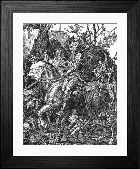 Framed Print : Cartoon Cartoons Dark Kaiser Caricature German