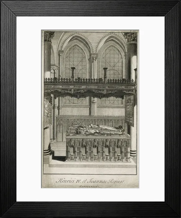 Framed Print : Tomb of King Henry IV and Joan of Navarre Framed Print : Tomb of King Henry IV and Joan of Navarre