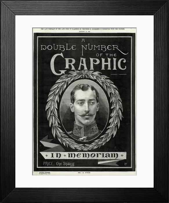 Framed Print : Prince Albert Victor, Duke of Clarence and Avondale Framed Print : Prince Albert Victor, Duke of Clarence and Avondale