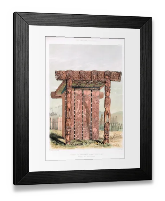 Framed Print : Monument to Te Whero Whero's daughter, Raroera Pah Framed Print : Monument to Te Whero Whero's daughter, Raroera Pah