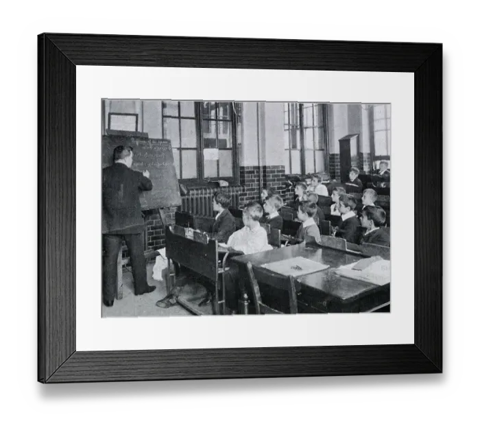 Framed Print : Acland County Council School, Kentish Town 1906 Framed Print : Acland County Council School, Kentish Town 1906