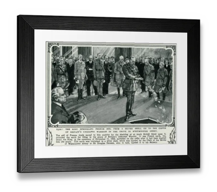 Framed Print : The funeral of the Unknown Warrior 1920 Framed Print : The funeral of the Unknown Warrior 1920