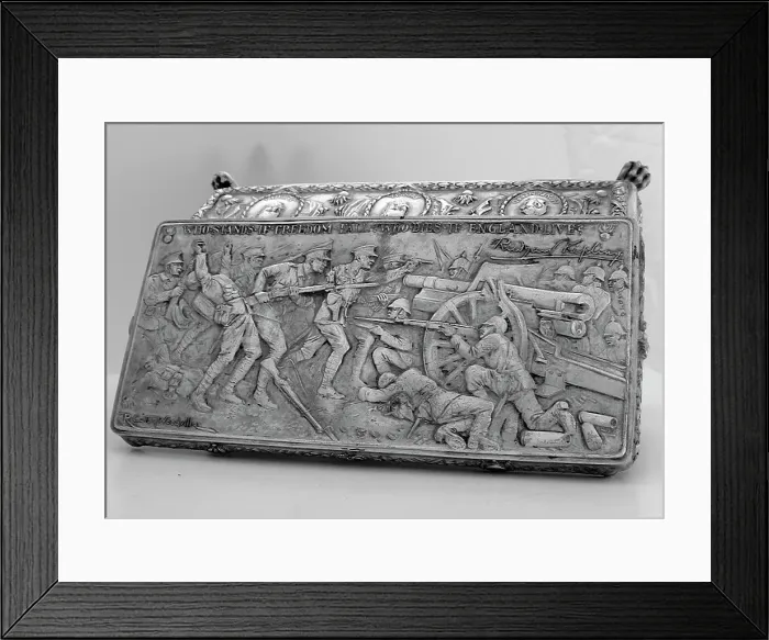 Framed Print : Trinket Box lined with velvet Framed Print : Trinket Box lined with velvet