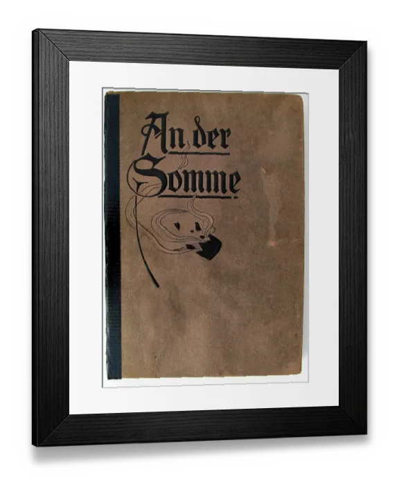 Framed Print : An der Somme photogravure record of the Somme Front Framed Print : An der Somme photogravure record of the Somme Front