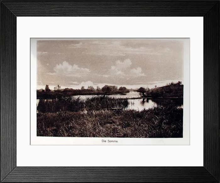 Framed Print : An der Somme photogravure record of the Somme Front Framed Print : An der Somme photogravure record of the Somme Front