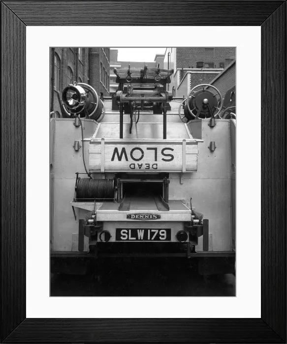 Framed Print : London Fire Brigade Firemen Firefighting Firefighters Framed Print : London Fire Brigade Firemen Firefighting Firefighters