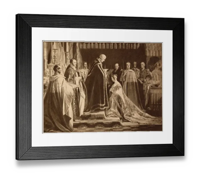 Framed Print : Coronation of Queen Victoria 1838 Framed Print : Coronation of Queen Victoria 1838