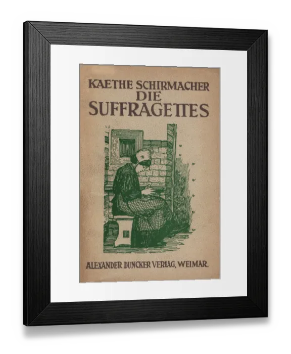 Framed Print : Suffragette in Prison Cell Framed Print : Suffragette in Prison Cell