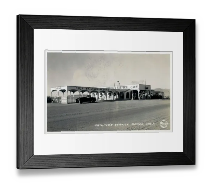 Framed Print : California Usa America American 1930s 30s Thirties