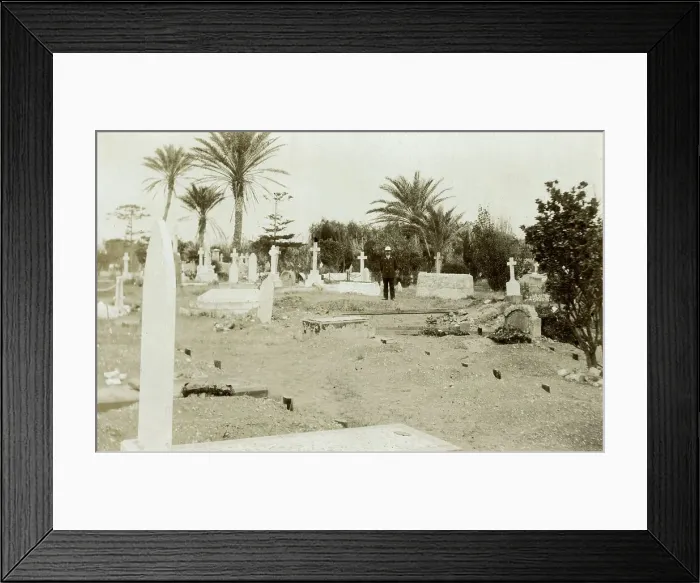Framed Print : Military Cemetery Gibraltar British Territory Framed Print : Military Cemetery Gibraltar British Territory