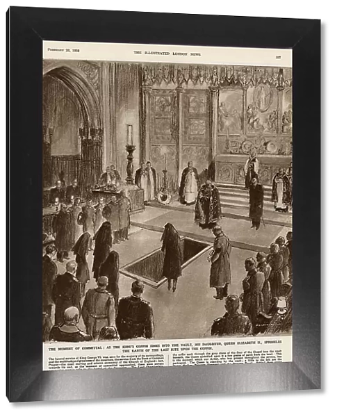 King George VI's funeral: the committal