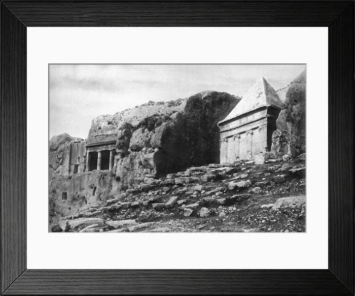 Framed Print : Tomb of St James, Pyramid of Zacharias, Jerusalem