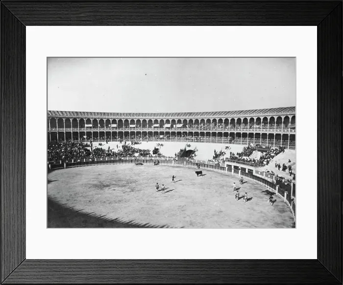 Framed Print : Spain - Suerte de las Banderillas - from Life Framed Print : Spain - Suerte de las Banderillas - from Life