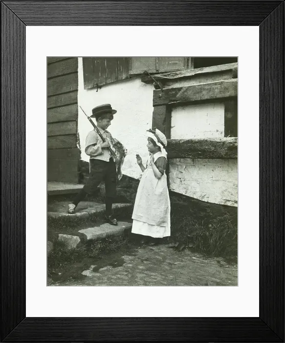 Framed Print : There was a little man Framed Print : There was a little man