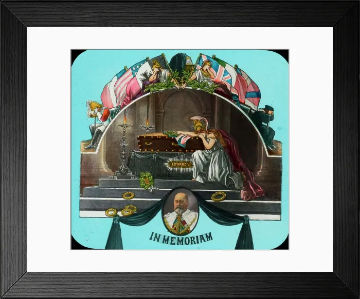 Framed Print : Death of King Edward VII
