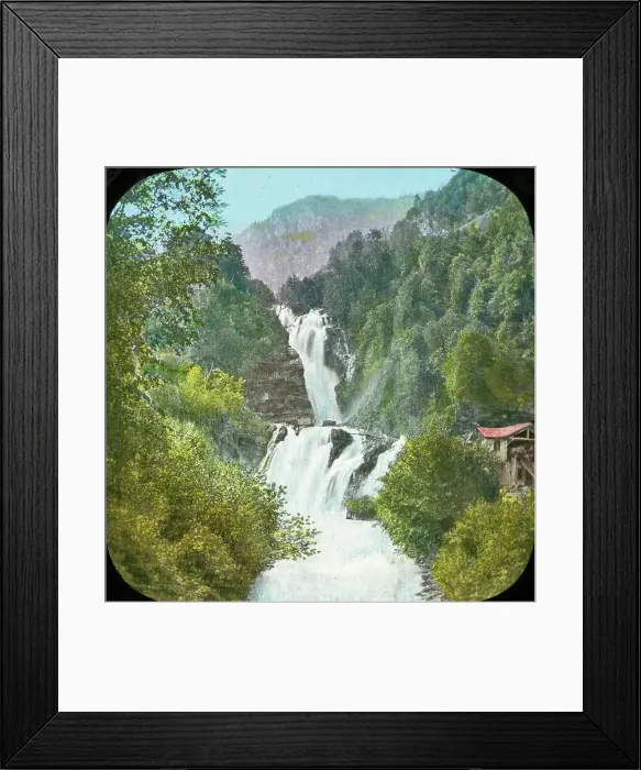 Framed Print : Switzerland - Rosenlaui, Falls of Reichenbach (1) Framed Print : Switzerland - Rosenlaui, Falls of Reichenbach (1)