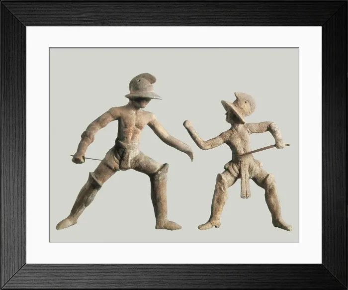 Framed Print : Gladiators. Roman art Framed Print : Gladiators. Roman art