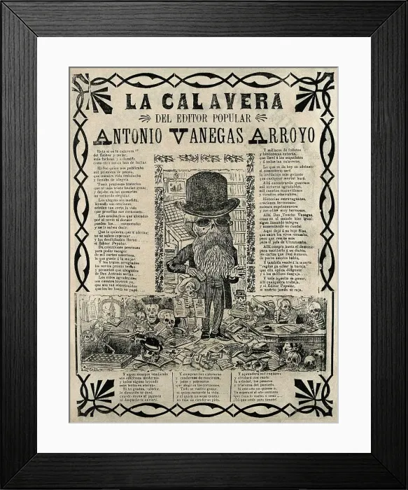 Framed Print : POSADA, Jos頇uadalupe (1852-1913). La calavera Framed Print : POSADA, Jos頇uadalupe (1852-1913). La calavera