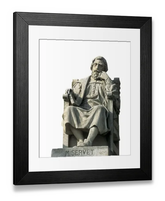 Framed Print : SERVET, Miguel (1511-1553). Spanish doctor and theologian Framed Print : SERVET, Miguel (1511-1553). Spanish doctor and theologian