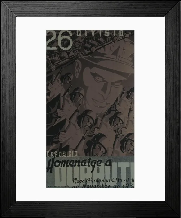 Framed Print : DURRUTI DOMINGO, Buenaventura (1896-1936). Spanish Framed Print : DURRUTI DOMINGO, Buenaventura (1896-1936). Spanish