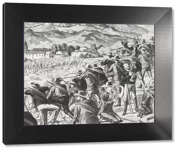 BELTRAME, Achille (1871-1945). Battle in Transwaal