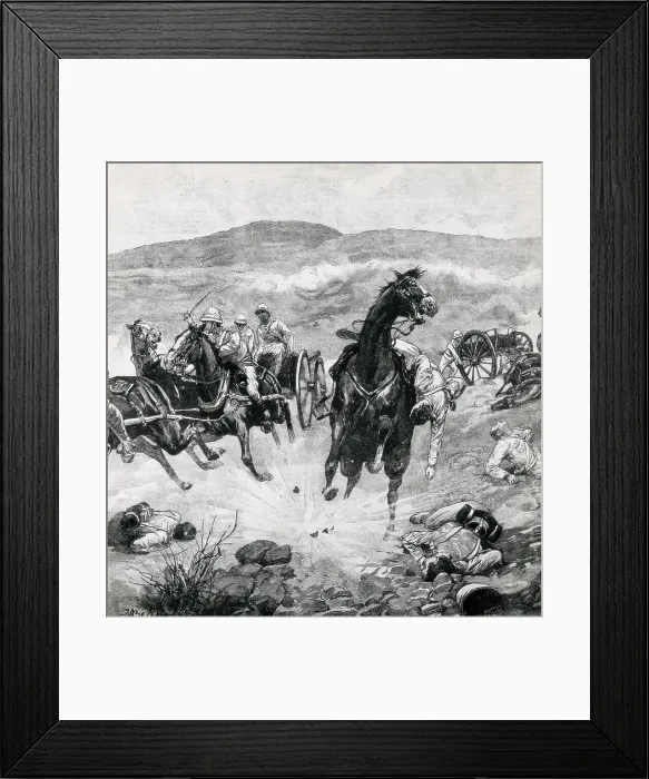 Framed Print : BELTRAME, Achille (1871-1945). Second Boer War Framed Print : BELTRAME, Achille (1871-1945). Second Boer War