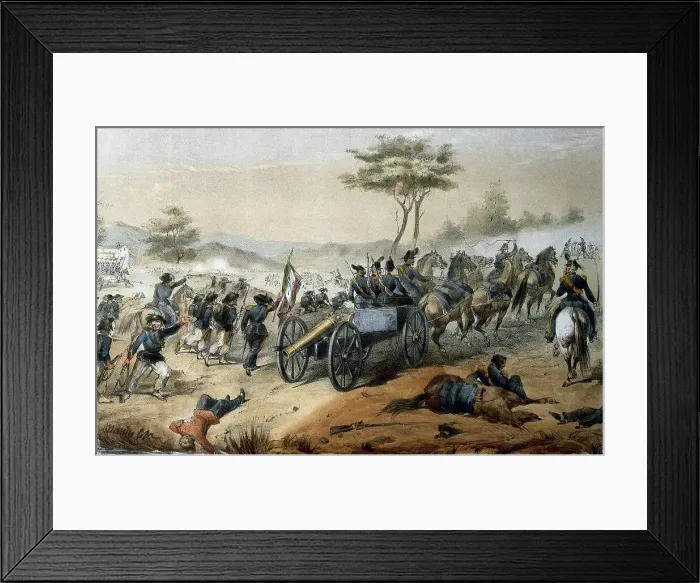 Framed Print : The Piedmontese army at Battle of Volturno, 1-2 Framed Print : The Piedmontese army at Battle of Volturno, 1-2