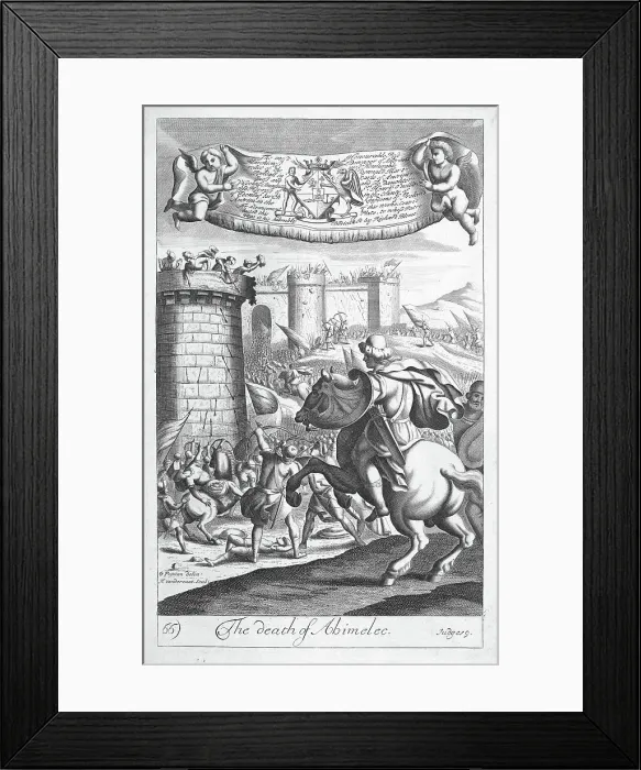 Framed Print : Death of Abimel Framed Print : Death of Abimel