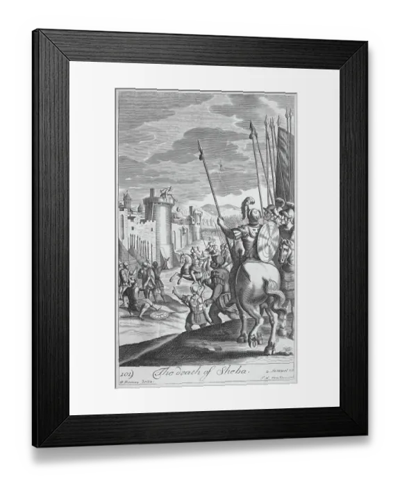 Framed Print : Death of the Queen of ShebA Framed Print : Death of the Queen of ShebA