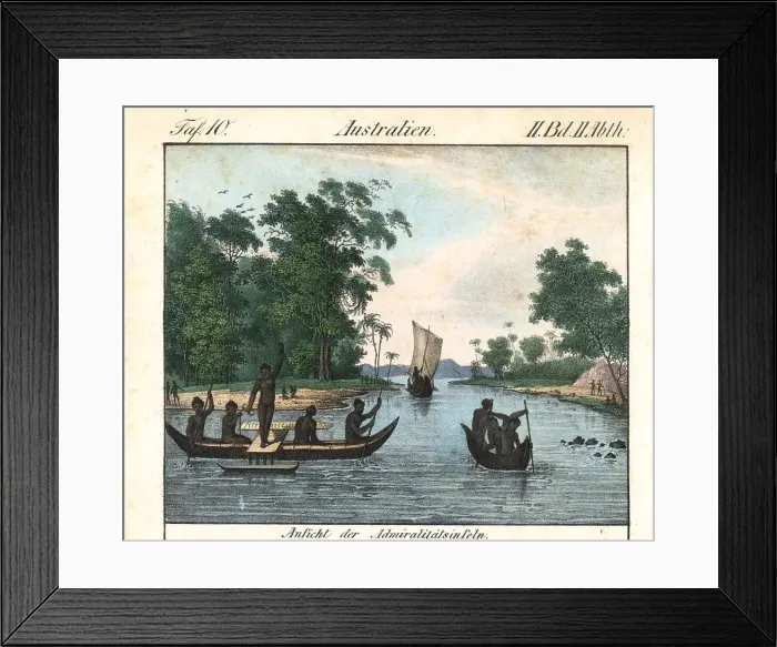 Framed Print : View of Admiralty Islands, Papua New Guinea Framed Print : View of Admiralty Islands, Papua New Guinea