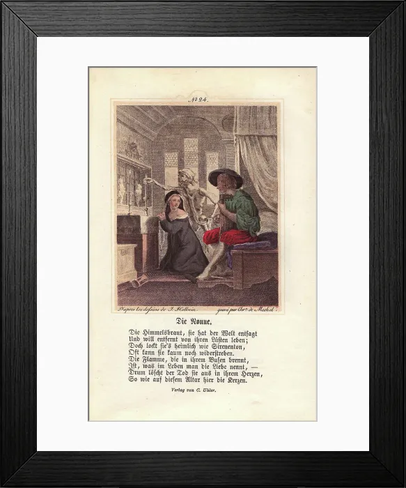 Framed Print : Death extinguishes the candles on an altar Framed Print : Death extinguishes the candles on an altar