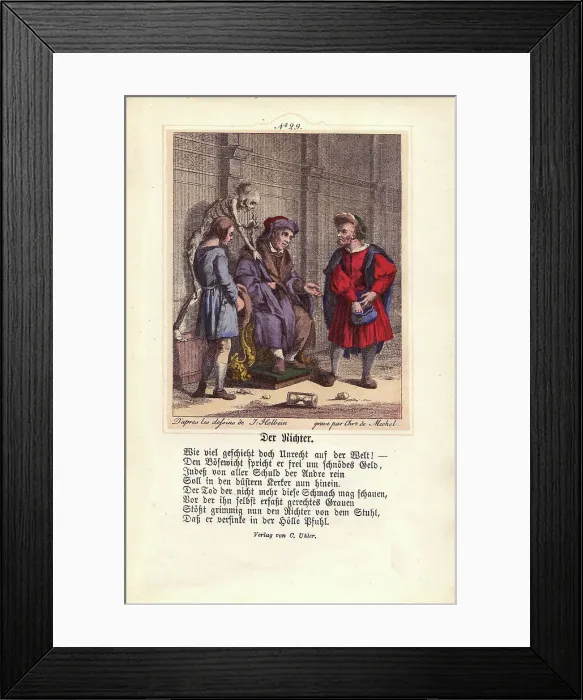 Framed Print : Death snatches the staff of office from Framed Print : Death snatches the staff of office from