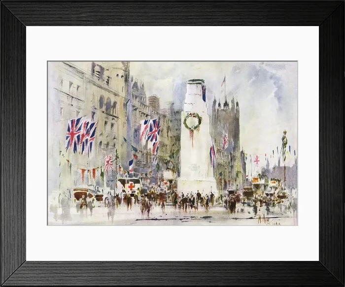 Framed Print : Temporary Cenotaph to the Glorious Dead, 1919 Framed Print : Temporary Cenotaph to the Glorious Dead, 1919
