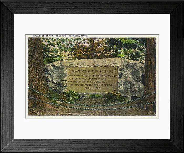 Framed Print : Plaque on bridge at Concord, Massachusetts, USA Framed Print : Plaque on bridge at Concord, Massachusetts, USA