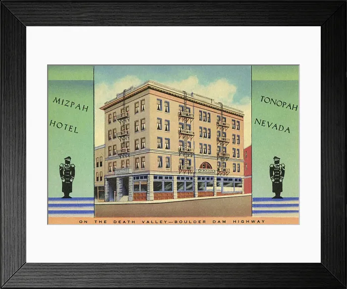 Framed Print : Mizpah Hotel, Tonopah, Nevada, USA Framed Print : Mizpah Hotel, Tonopah, Nevada, USA