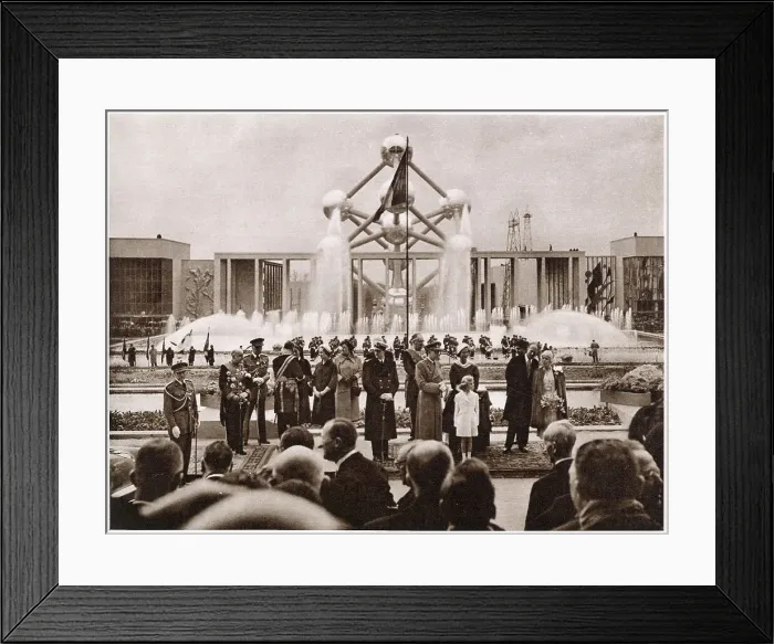 Framed Print : Opening of Universal and International Exhibition, Brussels Framed Print : Opening of Universal and International Exhibition, Brussels