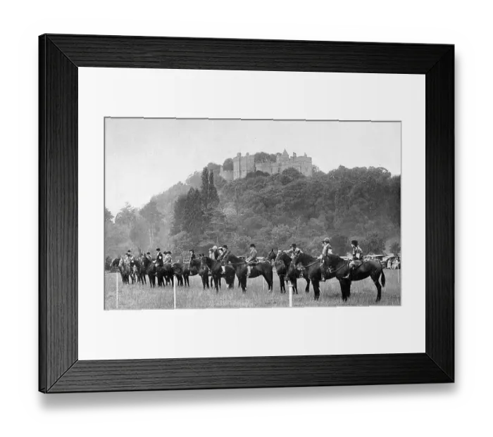 Framed Print : Cecil Aldin's all-children's pony show, Dunster Castle Framed Print : Cecil Aldin's all-children's pony show, Dunster Castle