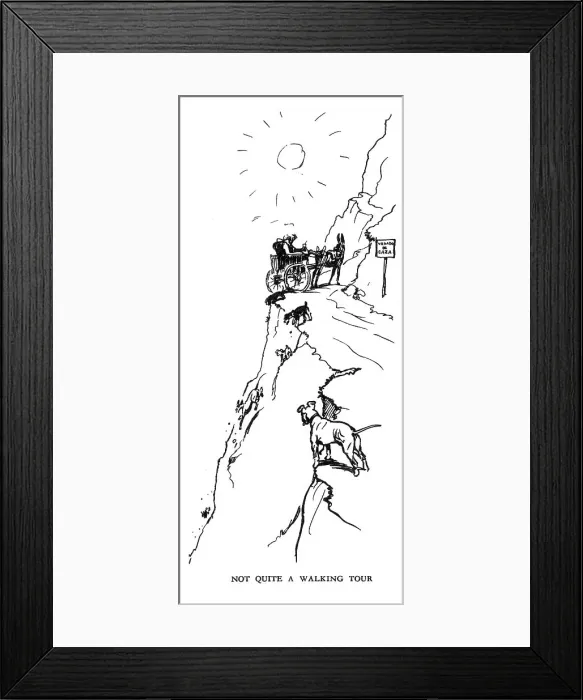 Framed Print : Illustration by Cecil Aldin, Time I Was Dead Framed Print : Illustration by Cecil Aldin, Time I Was Dead