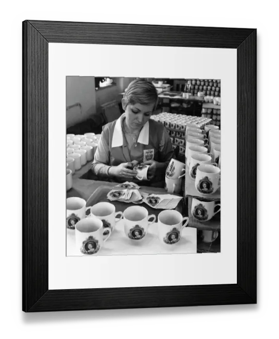 Framed Print : Porcelain factory, Doubi, Karlovy Vary, Czechoslovakia Framed Print : Porcelain factory, Doubi, Karlovy Vary, Czechoslovakia