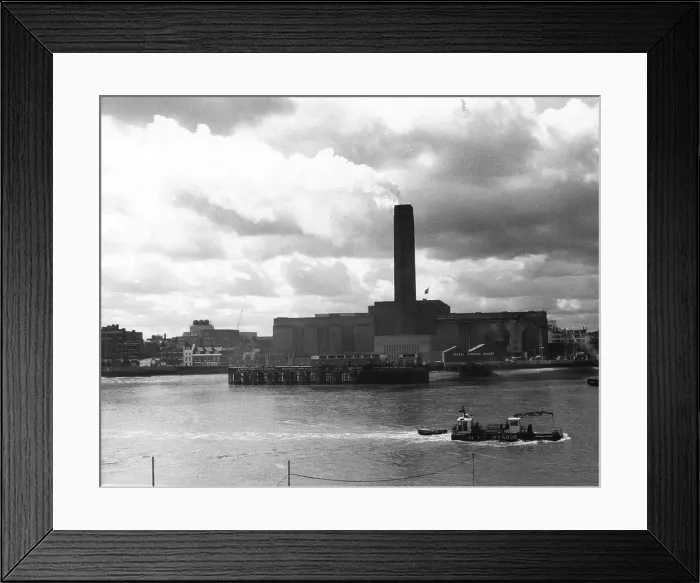 Framed Print : Industry Industrial Power Station Cegb London Framed Print : Industry Industrial Power Station Cegb London