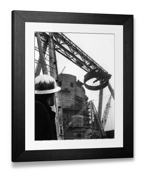 Framed Print : Industry Industrial Power Station 1960 1960s Framed Print : Industry Industrial Power Station 1960 1960s