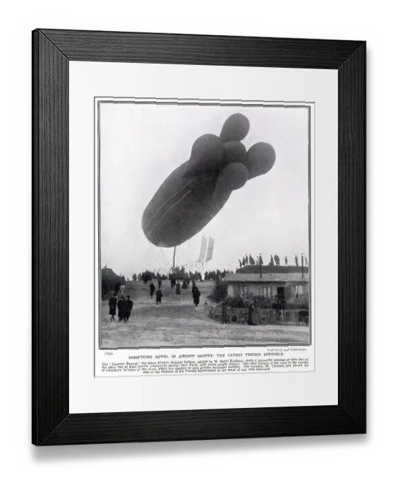 Framed Print : Clment-Bayard No. 1 Airship 1908 Framed Print : Clment-Bayard No. 1 Airship 1908
