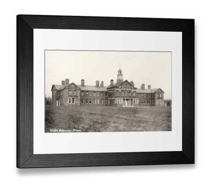 Framed Print : Webb Orphanage, Crewe, Cheshire Framed Print : Webb Orphanage, Crewe, Cheshire