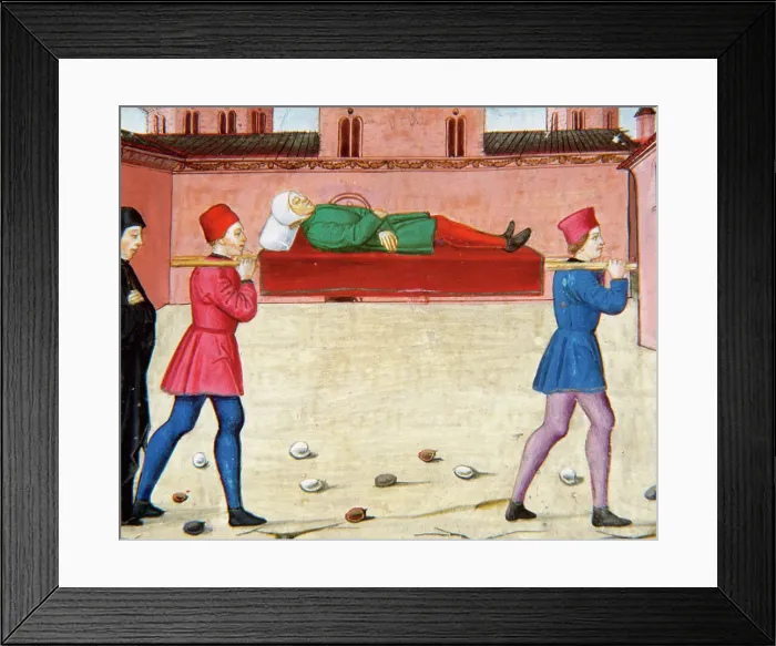 Framed Print : Jesus, going to Naim, find people carrying a dead, only chil Framed Print : Jesus, going to Naim, find people carrying a dead, only chil