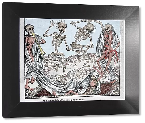 The Dance of Death (1493) by Michael Wolgemut, from the Libe