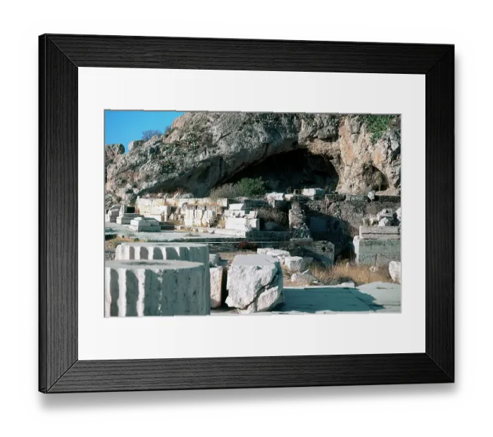 Framed Print : Ancient Cave Cavern Death Eleusina Eleusis Entrance Framed Print : Ancient Cave Cavern Death Eleusina Eleusis Entrance